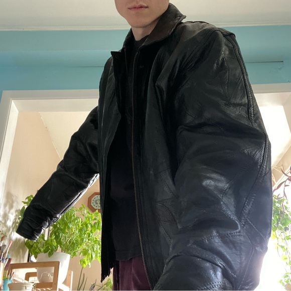 Y2K Cellini Leather Jacket - Picture 4 of 7